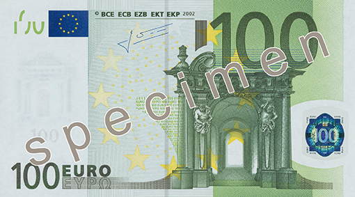 100 euro specimen