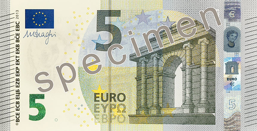 5 euro specimen