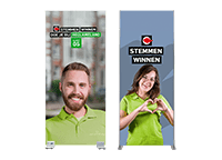 verkiezingsdrukwerk displaypanelen